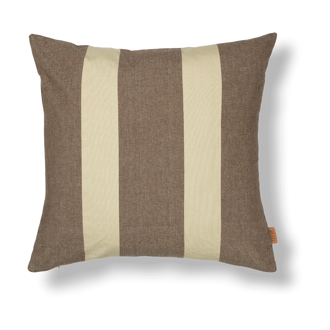 Ferm Living Strand outdoor putetrekk 50x50 cm Carob brown-parchment
