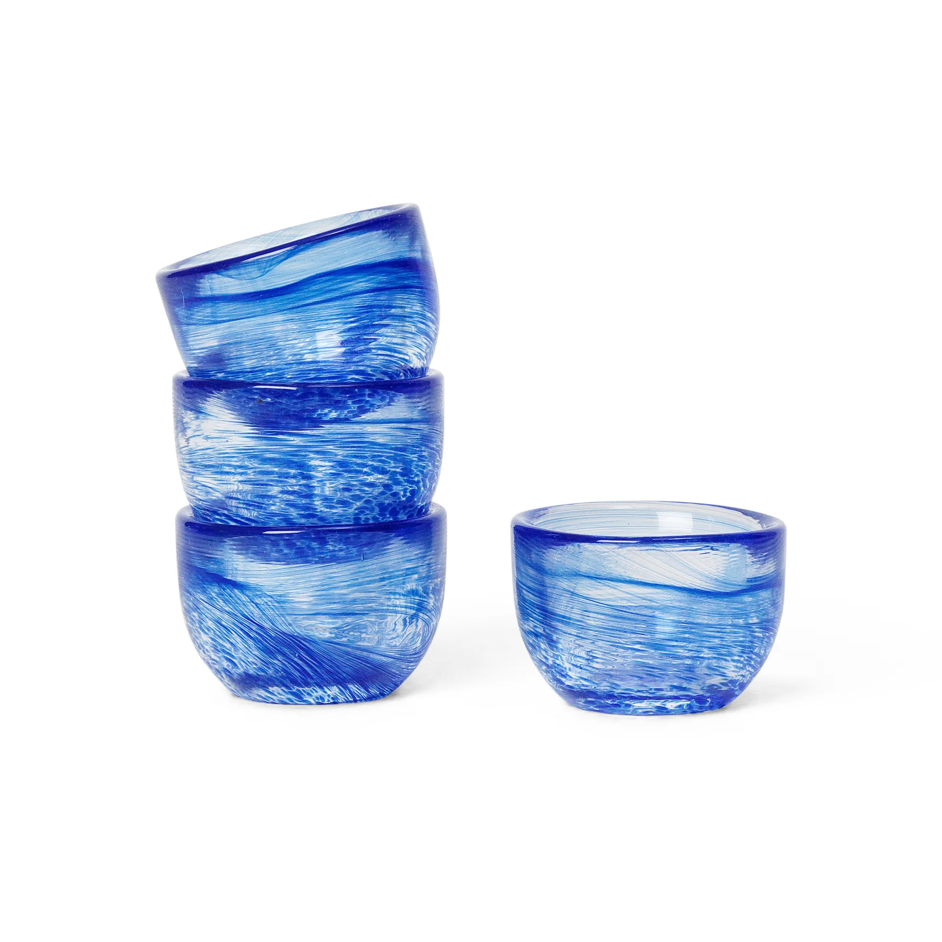 Tinta eggeglass 4-pakning Ø 4,8 cm, Blue Ferm Living