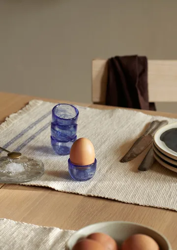 Tinta eggeglass 4-pakning Ø 4,8 cm - Blue - Ferm Living