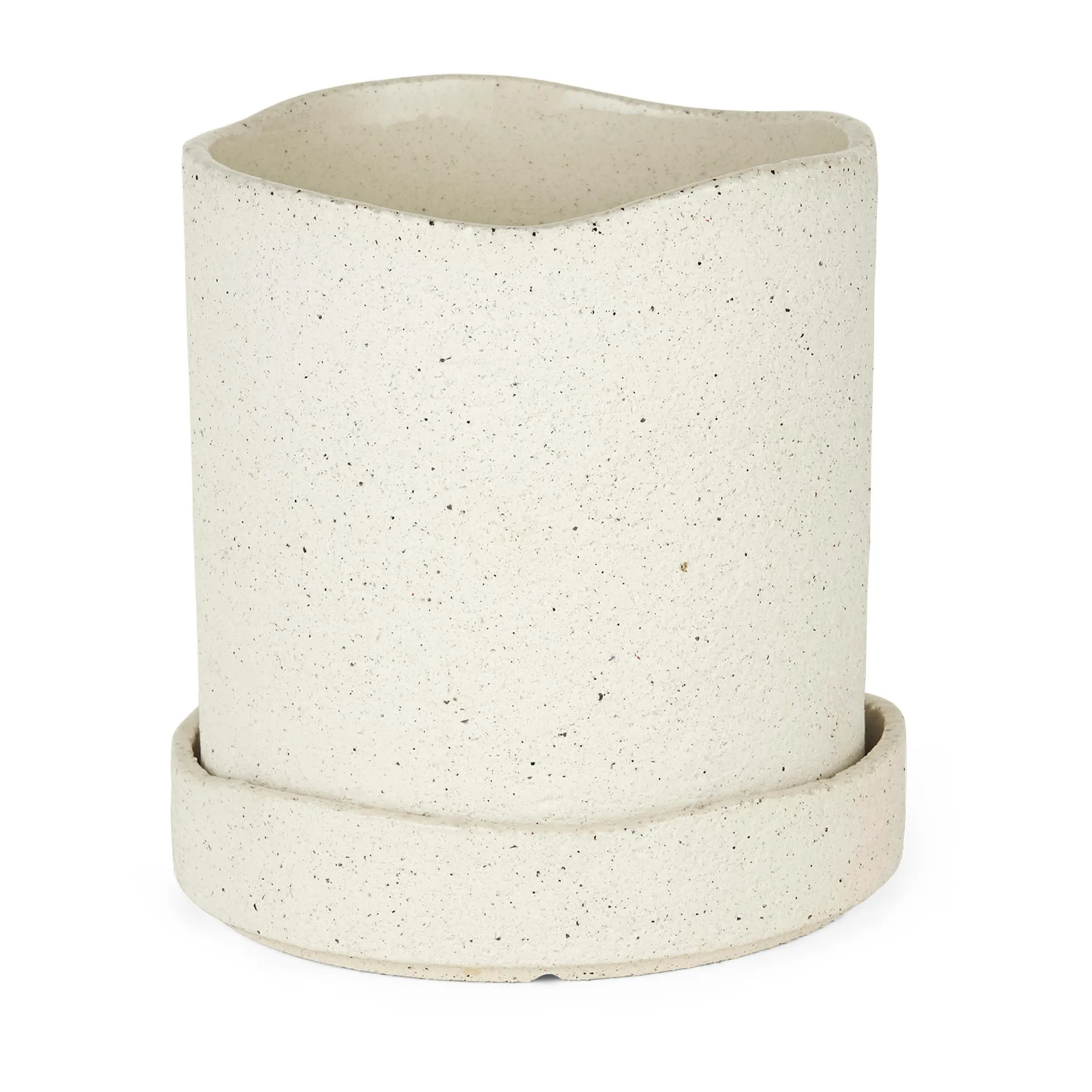Uneru krukke Ø 13 cm, White  Ferm Living