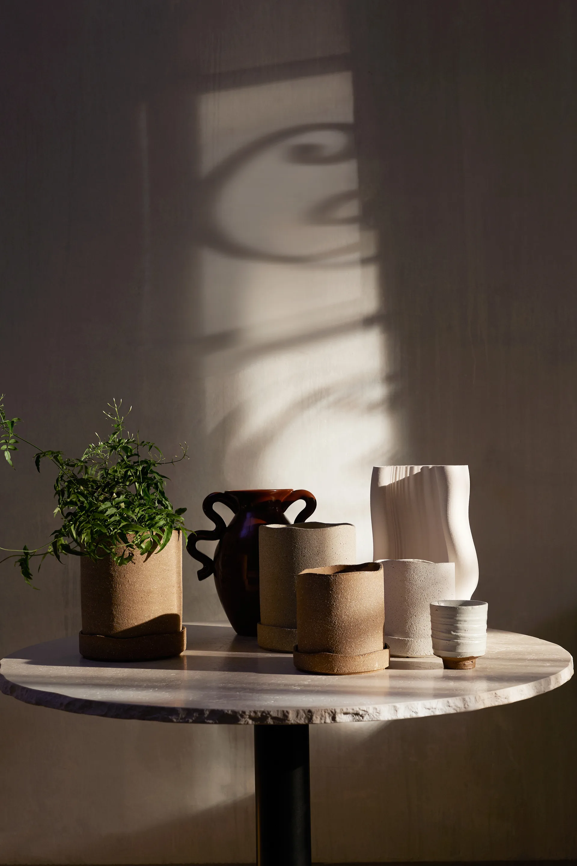 Uneru krukke Ø 13 cm, White  Ferm Living