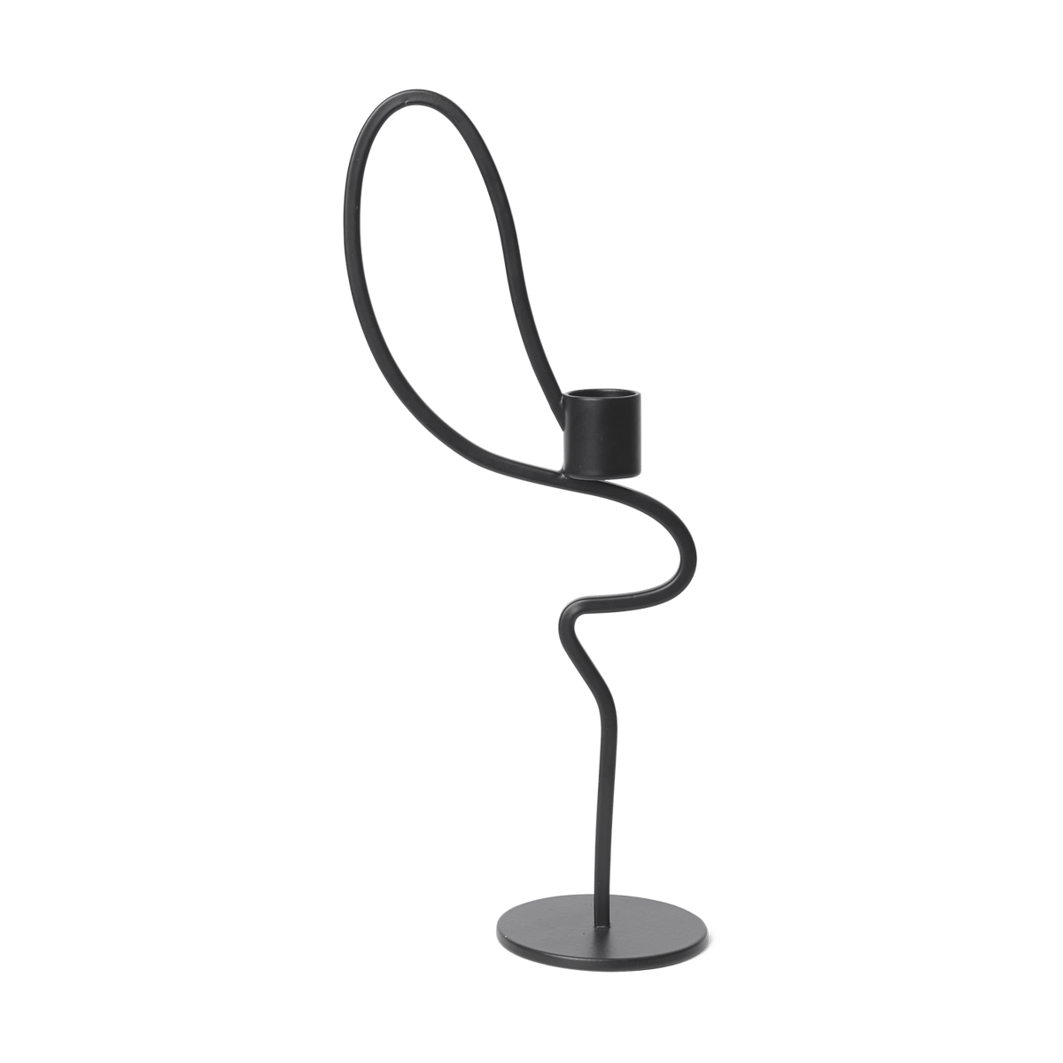 ferm LIVING - Valse Lysestake High Black