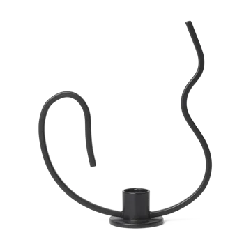 Valse lysestake low - Black - Ferm Living