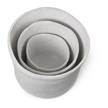 Vary oppbevaringskurv 3 deler - White  - Ferm Living