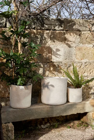 Vary oppbevaringskurv 3 deler - White  - Ferm Living