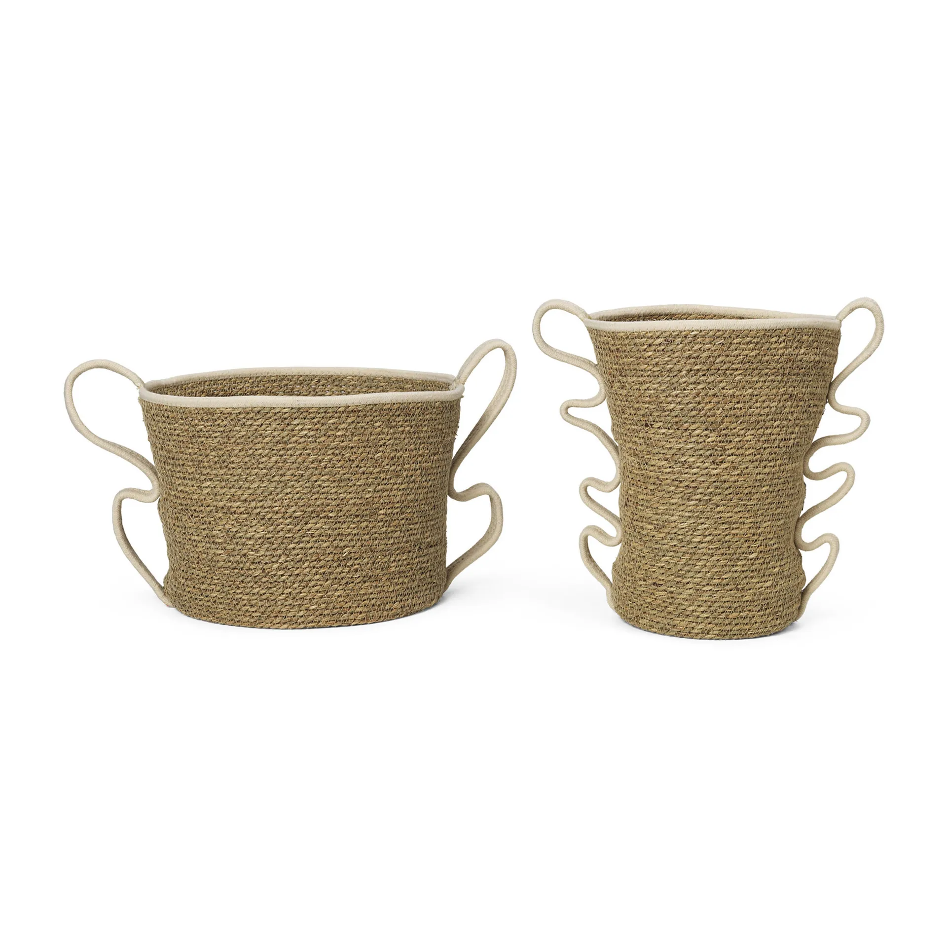 Verso oppbevaringskurv 2 deler, Off-white Ferm Living