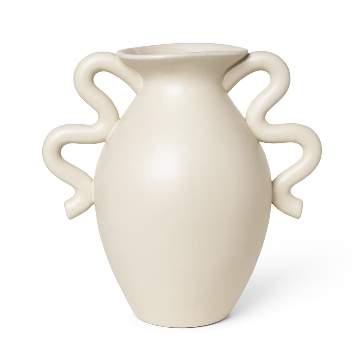 ferm LIVING - Verso Table Vase Cream