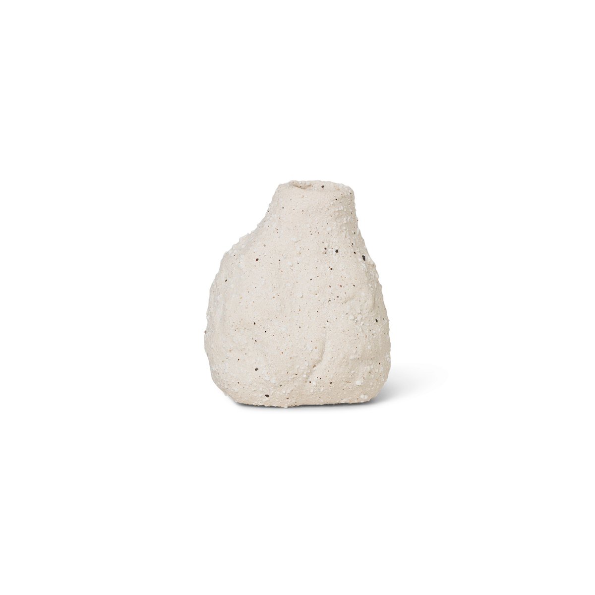 Ferm Living Vulca vase mini Off white stone