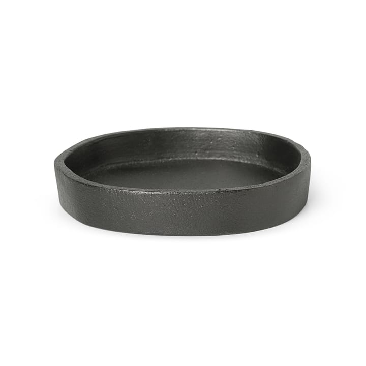 Yama brett rund 8,3 x 8,9 cm, Sotet aluminium Ferm Living