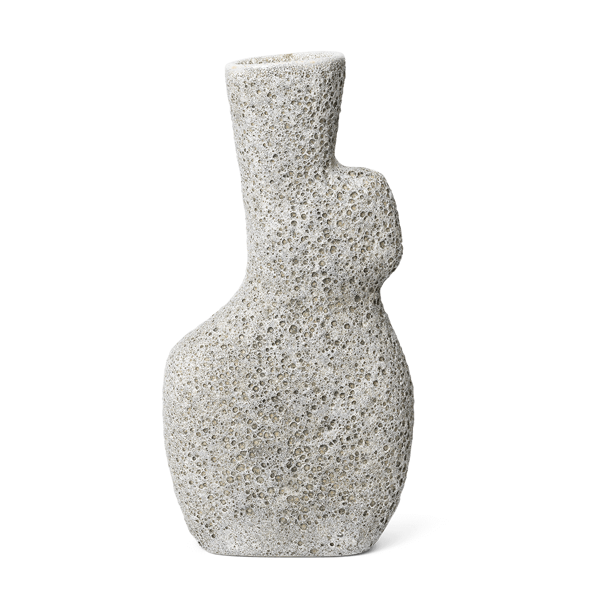 Ferm Living Yara vase large Grey Pumice