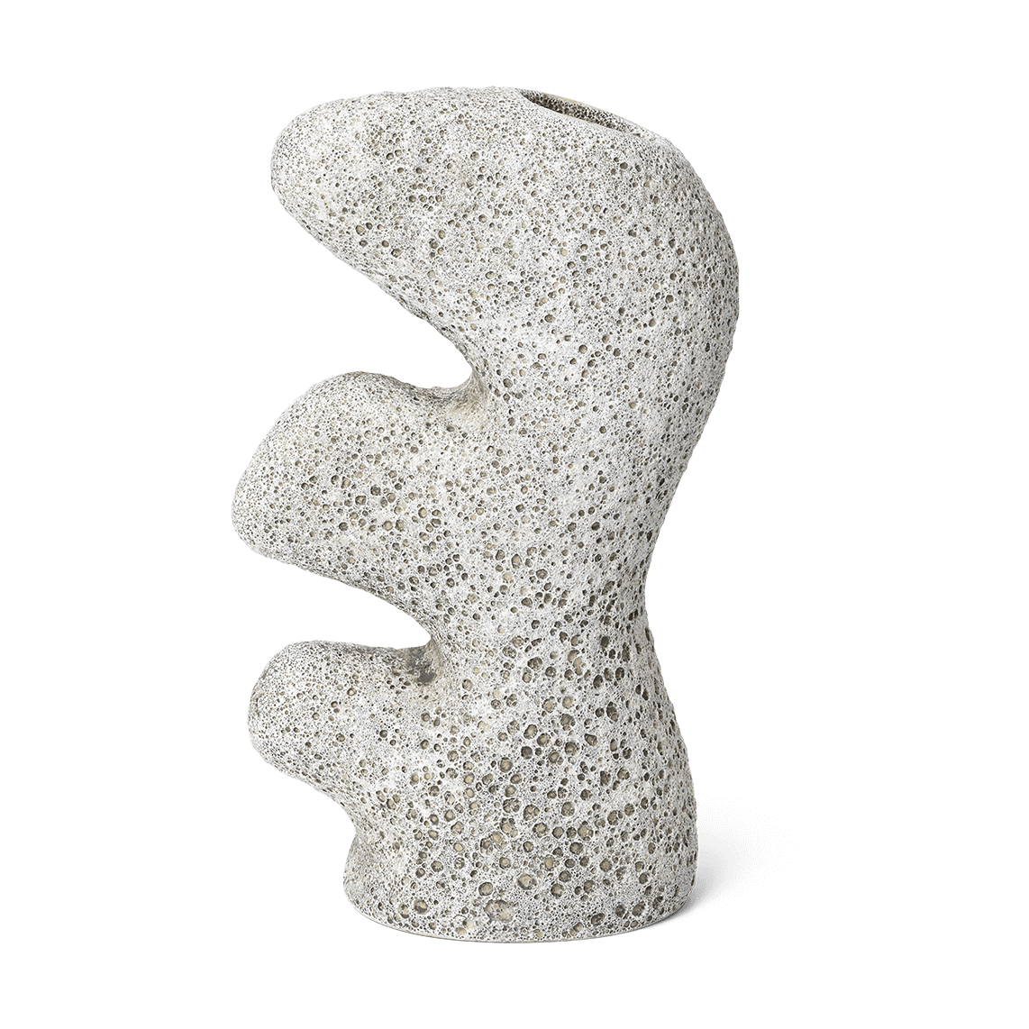 Ferm Living Yara vase small Grey Pumice