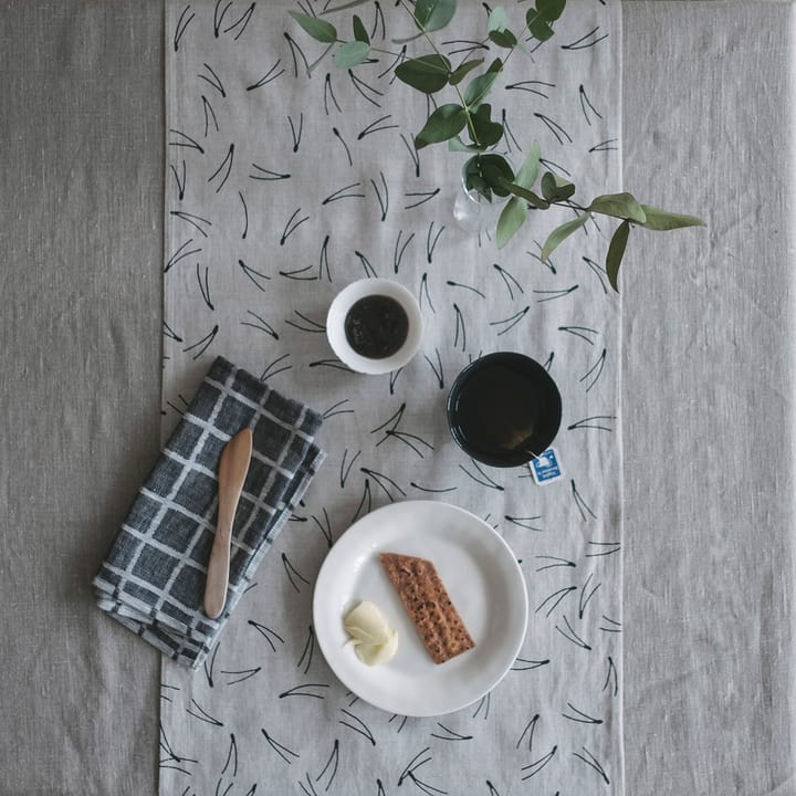 Barr bordsløper 44x137 cm, Natur-svart Fine Little Day