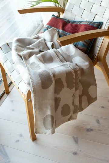 Dots pledd 140 x 180 cm - Beige - Fine Little Day
