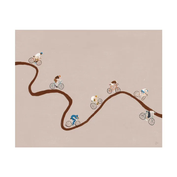 Giro poster - Beige, 50x40 cm - Fine Little Day