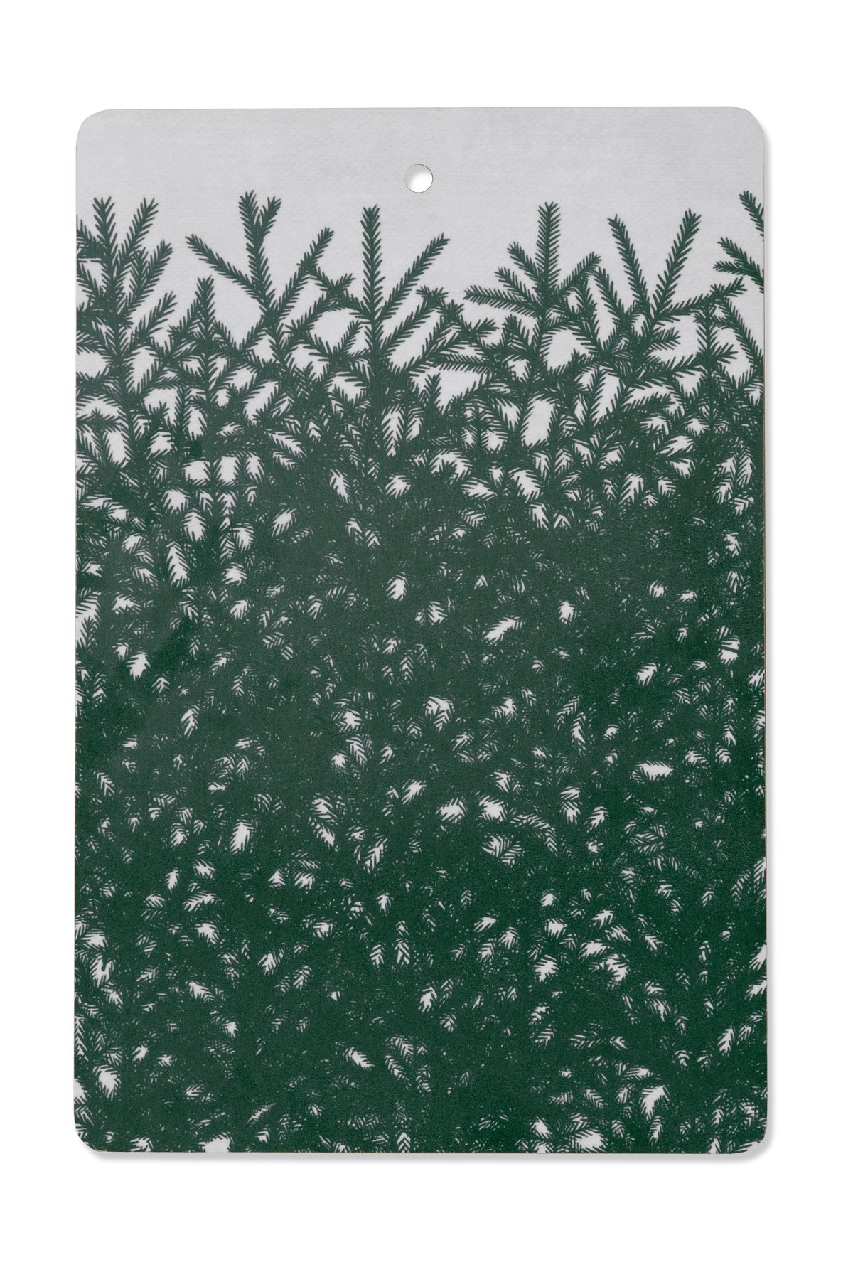 Fine Little Day Granris skjærefjøl 21 x 31 cm Hvit-grønn