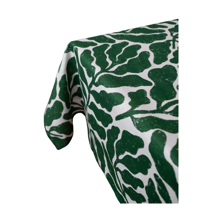 Leaves bordduk - Green, 149x250 cm - Fine Little Day