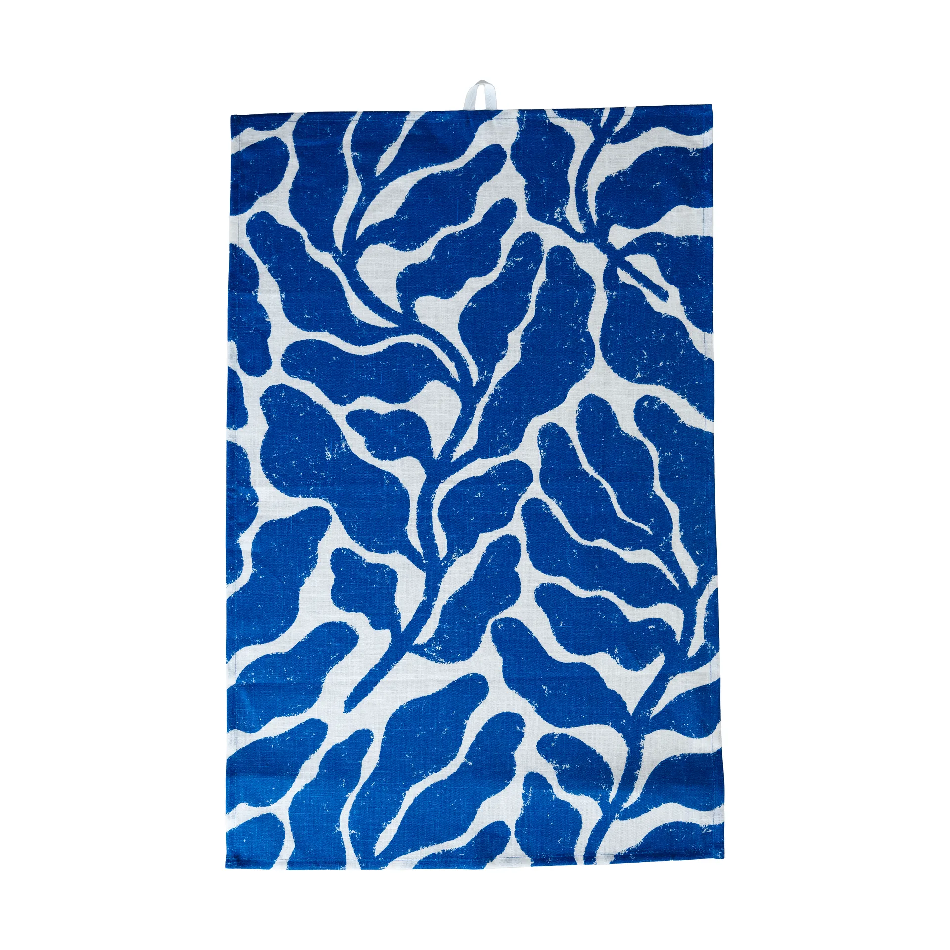 Leaves kjøkkenhåndkle, Hvit-blå, 47x70 cm Fine Little Day
