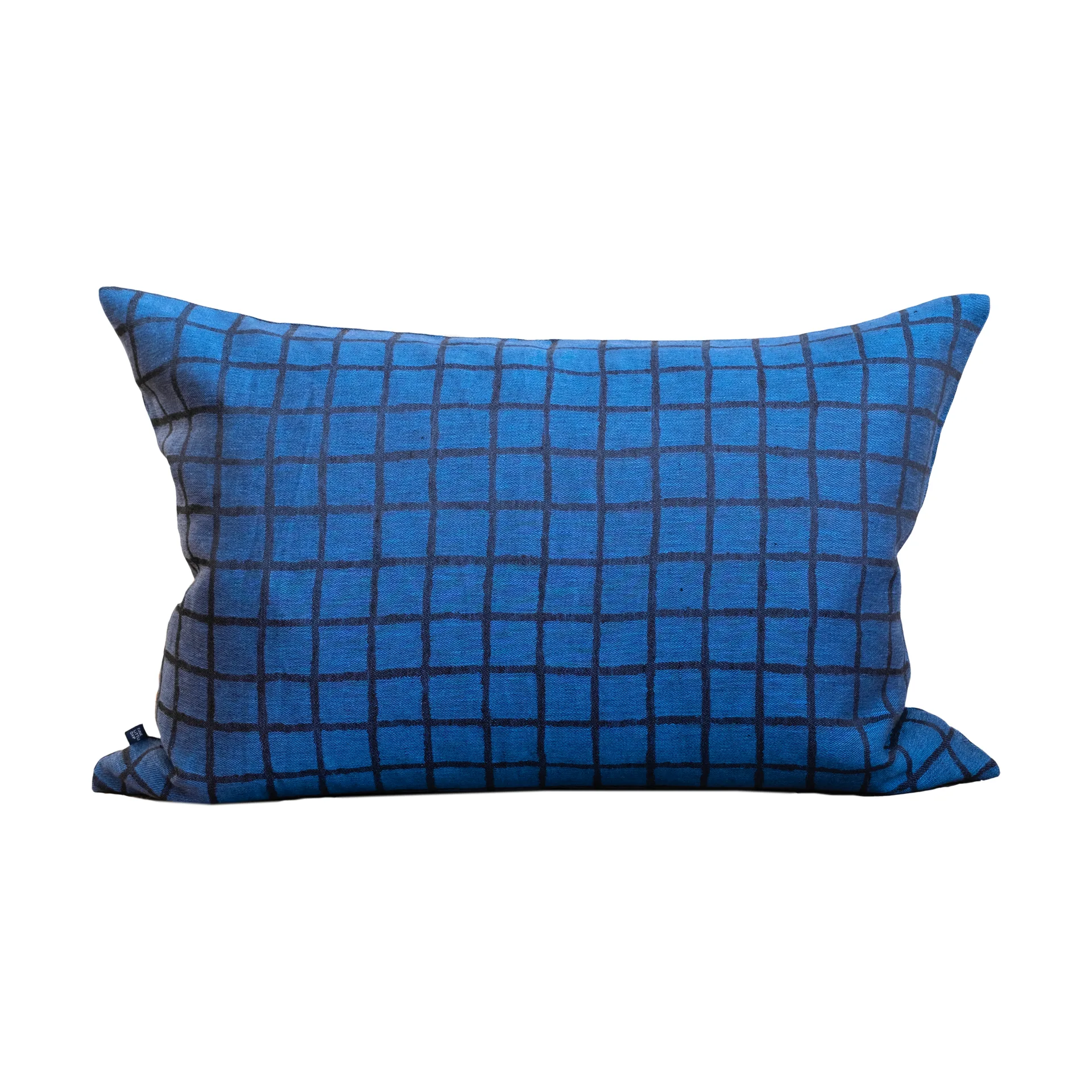 Rutete putetrekk 48 x 68 cm, Blue-black Fine Little Day