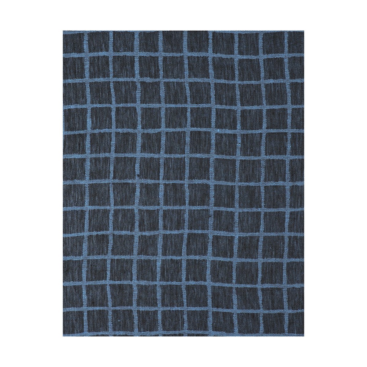 Fine Little Day Rutig jacquardvevd bordduk 147×147 cm Blue-black