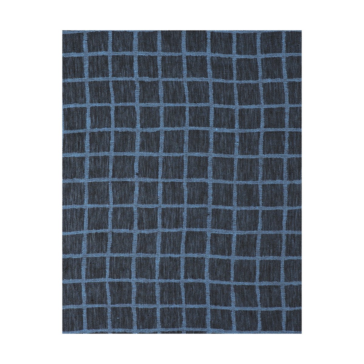 Fine Little Day Rutig jacquardvevd bordduk 147x250 cm Blue-black
