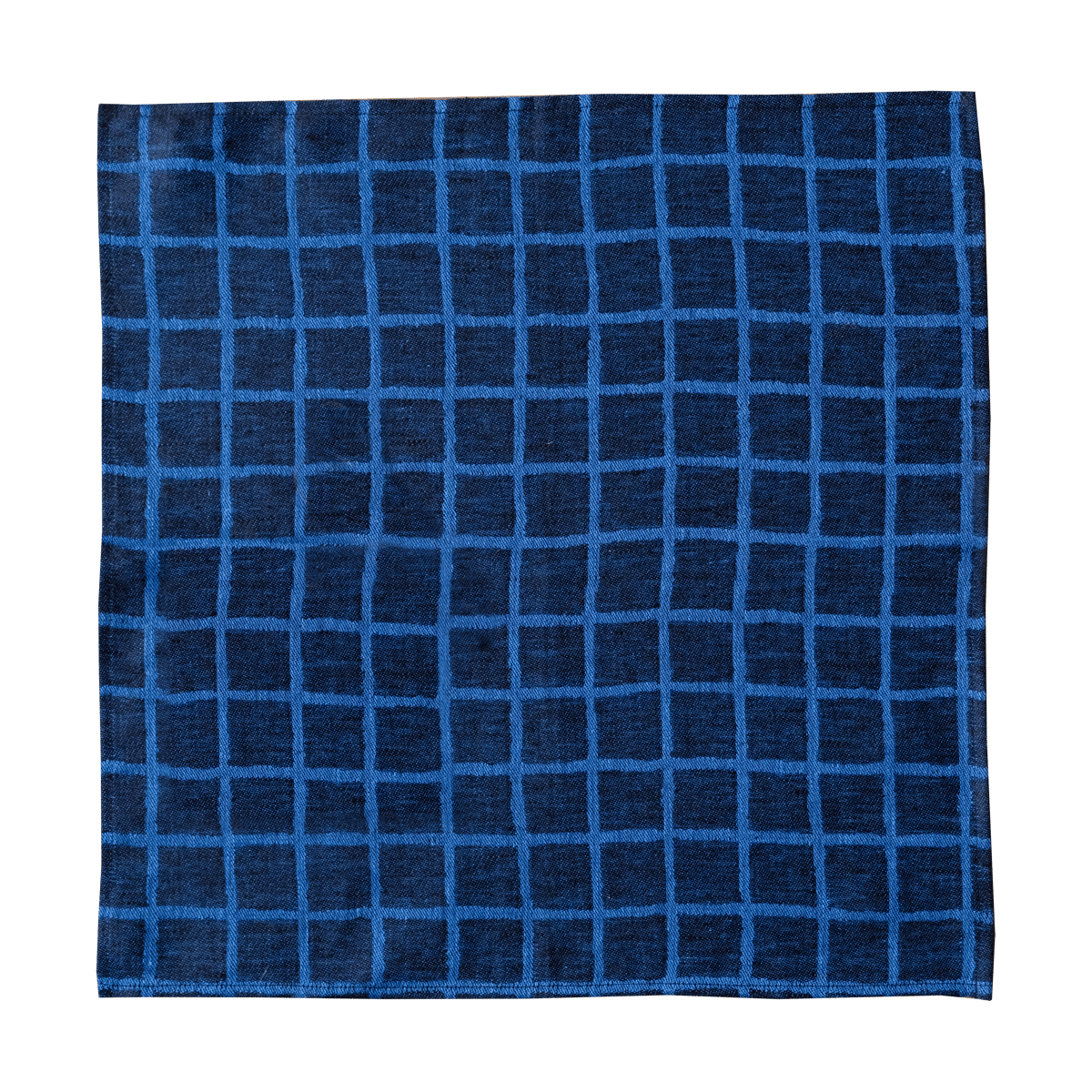 Fine Little Day Rutig jacquardvevd serviett 2-stk. Blue-black
