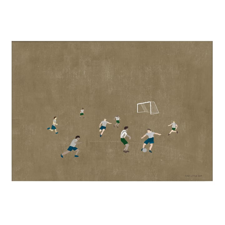 Soccer poster 50x70 cm, Brun Fine Little Day
