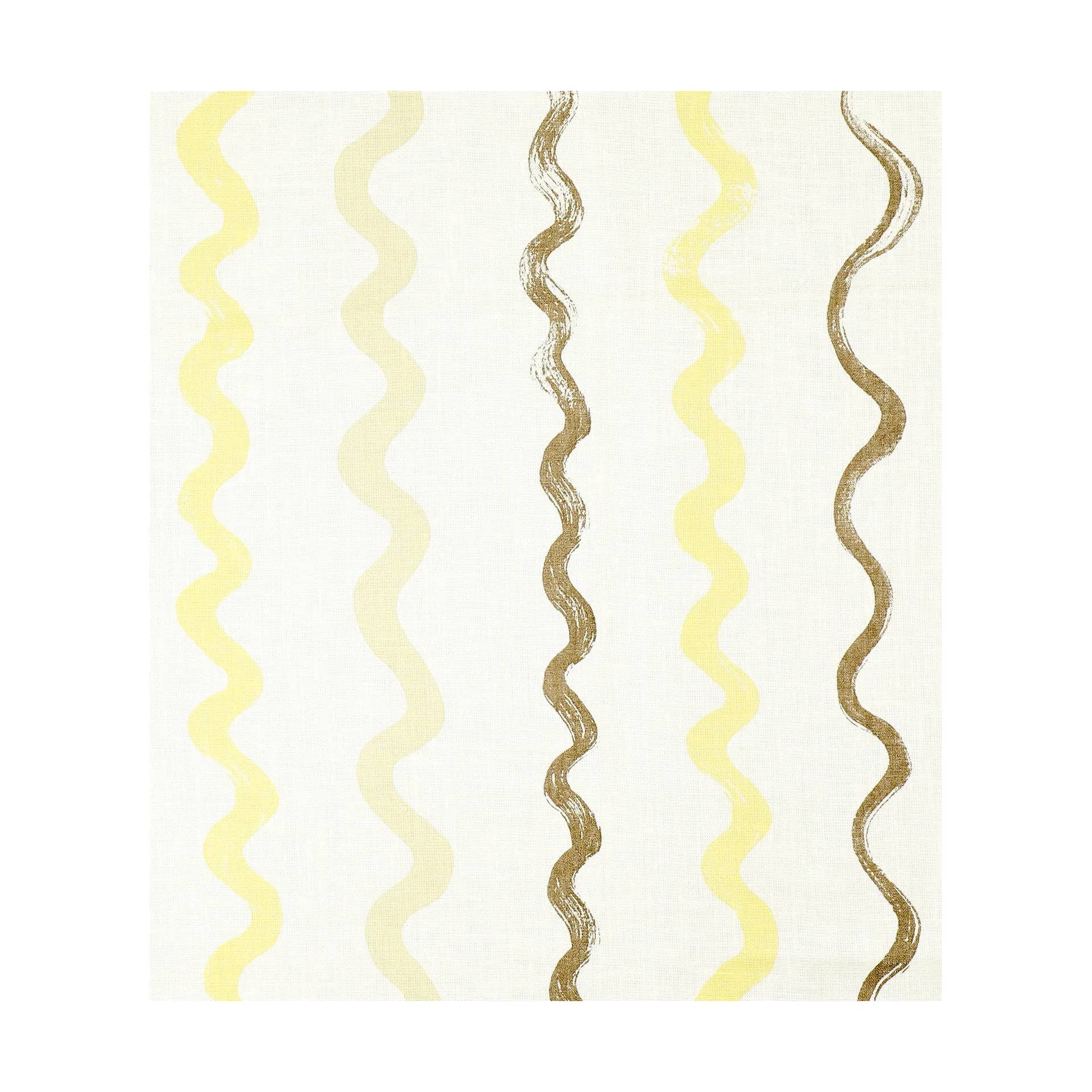 Stripete bordduk 149 x 250 cm, White-yellow Fine Little Day