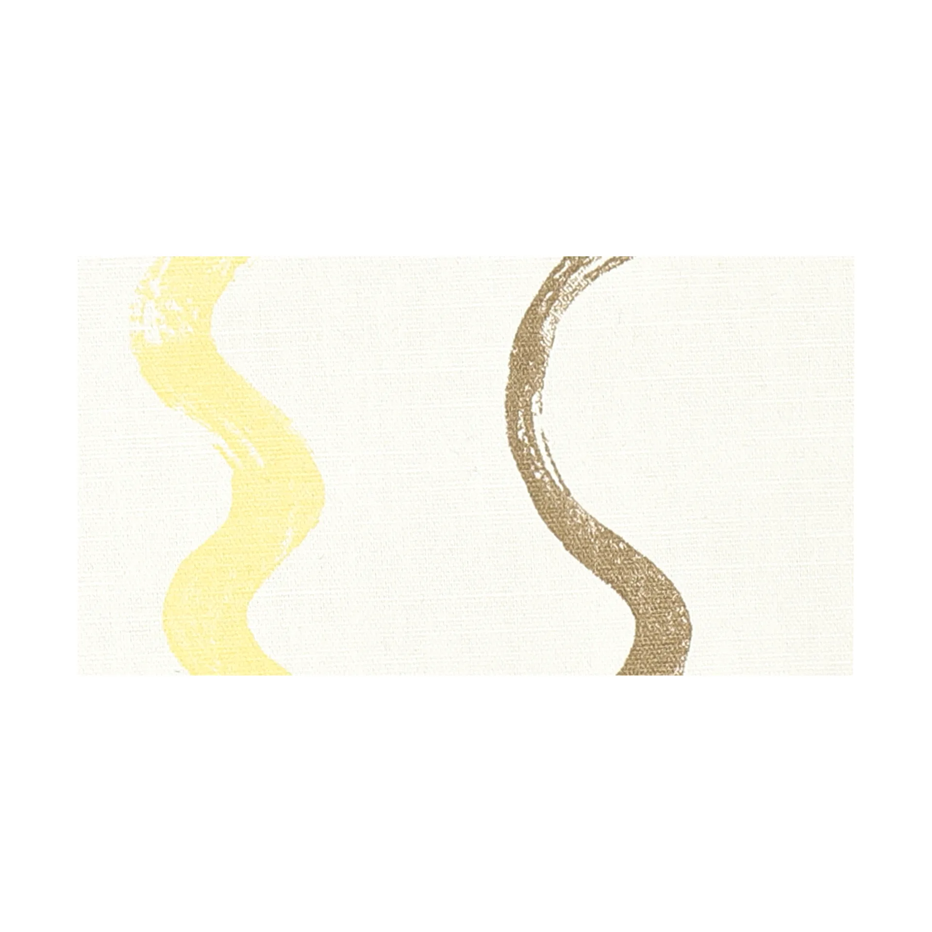 Stripete voksduk, White-yellow Fine Little Day