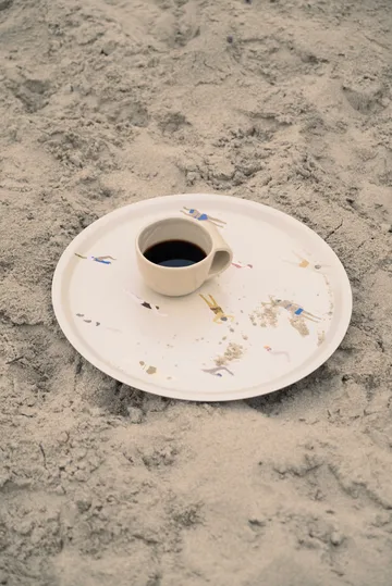 Swimmers brett Ø 38 cm - Beige - Fine Little Day