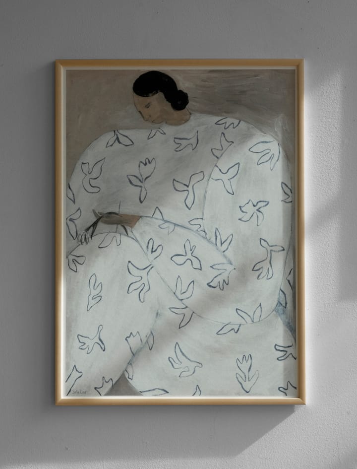 White Flower plakat 50 x 70 cm, Nude Fine Little Day