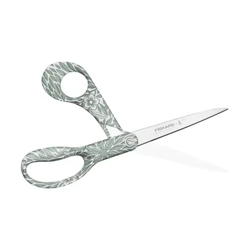 Fiskars x Rörstrand universalsaks - Ostindia Floris grønn, 21 cm - Fiskars