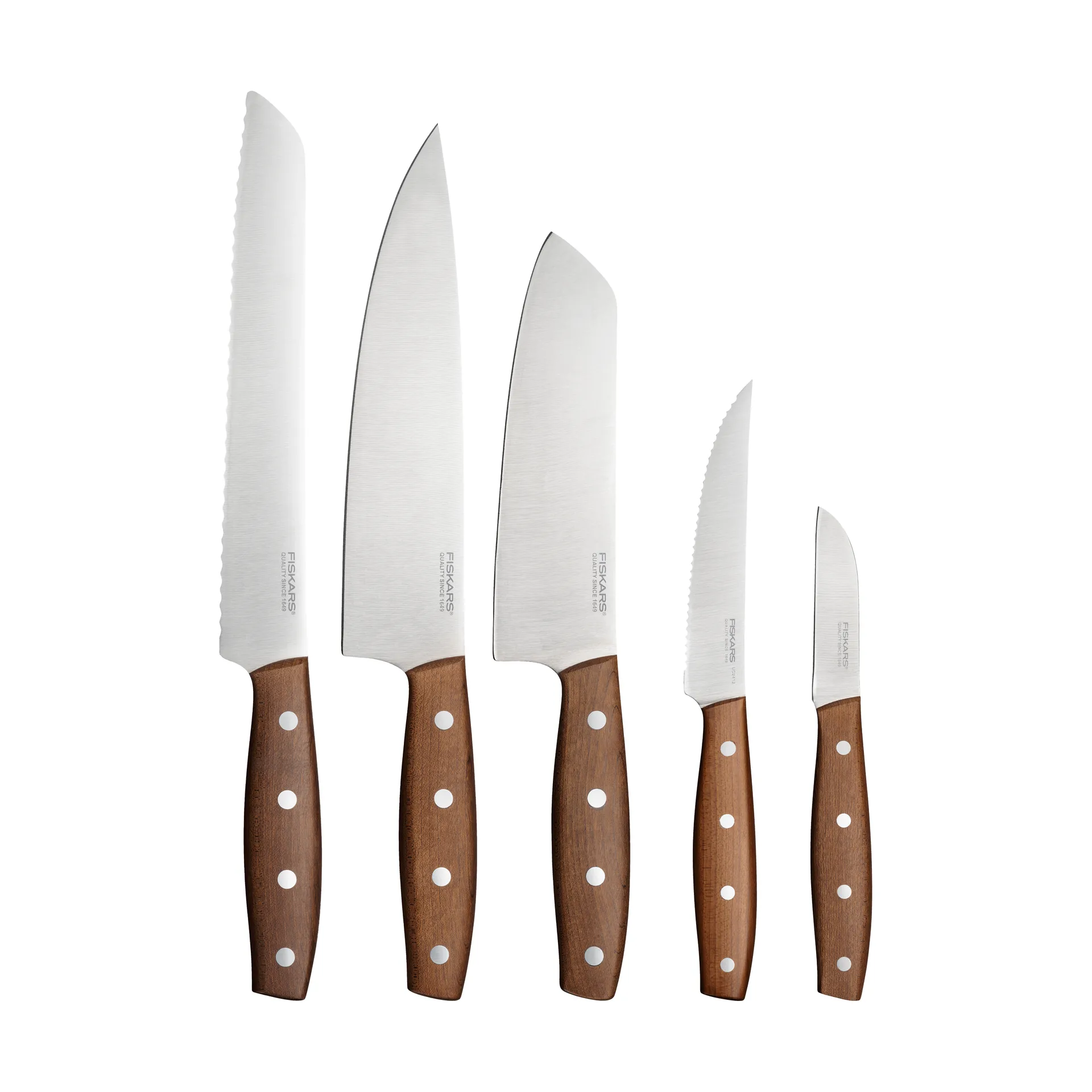 Folken knivsett, 5 deler Fiskars