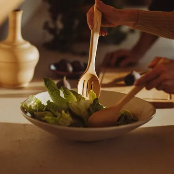 Folken skje - Med spor - Fiskars