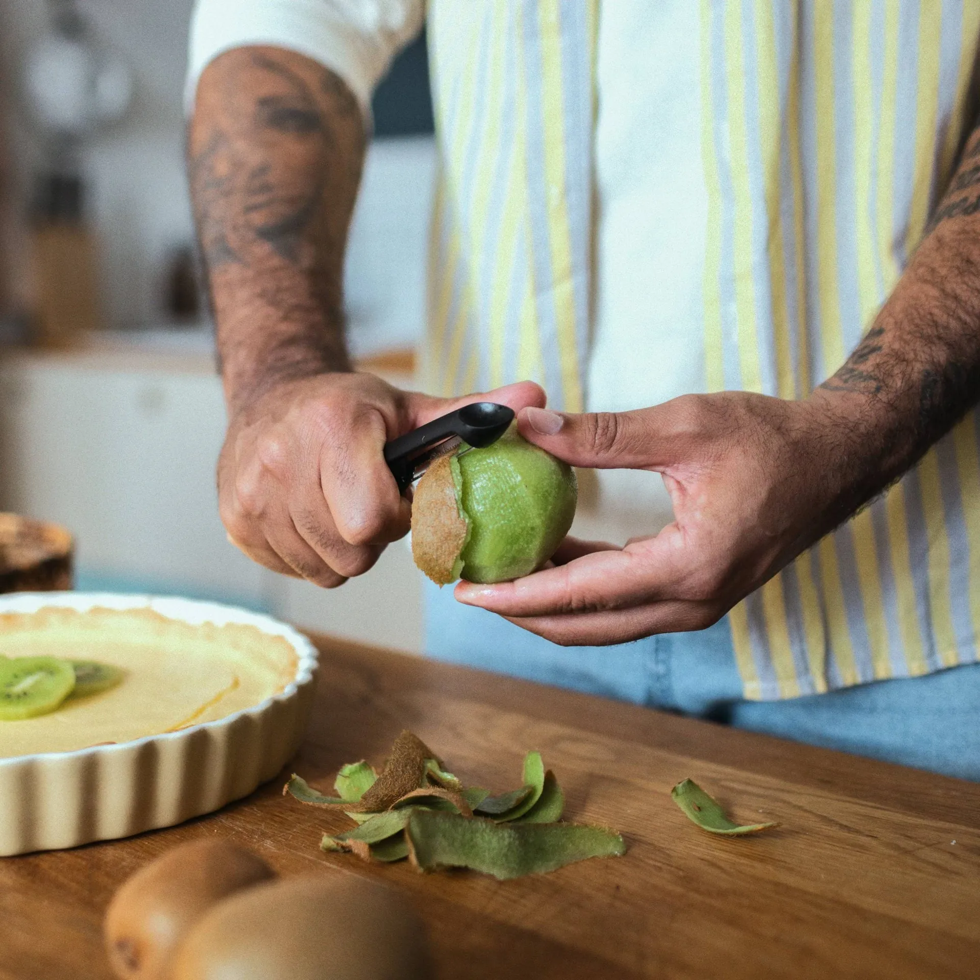 Funcsjonal Form skreller, Svart, fruktskreller, bevegelig blad Fiskars