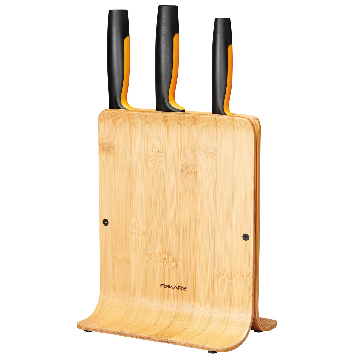 Functional Form knivblokk i bambus med 3 kniver 4 deler