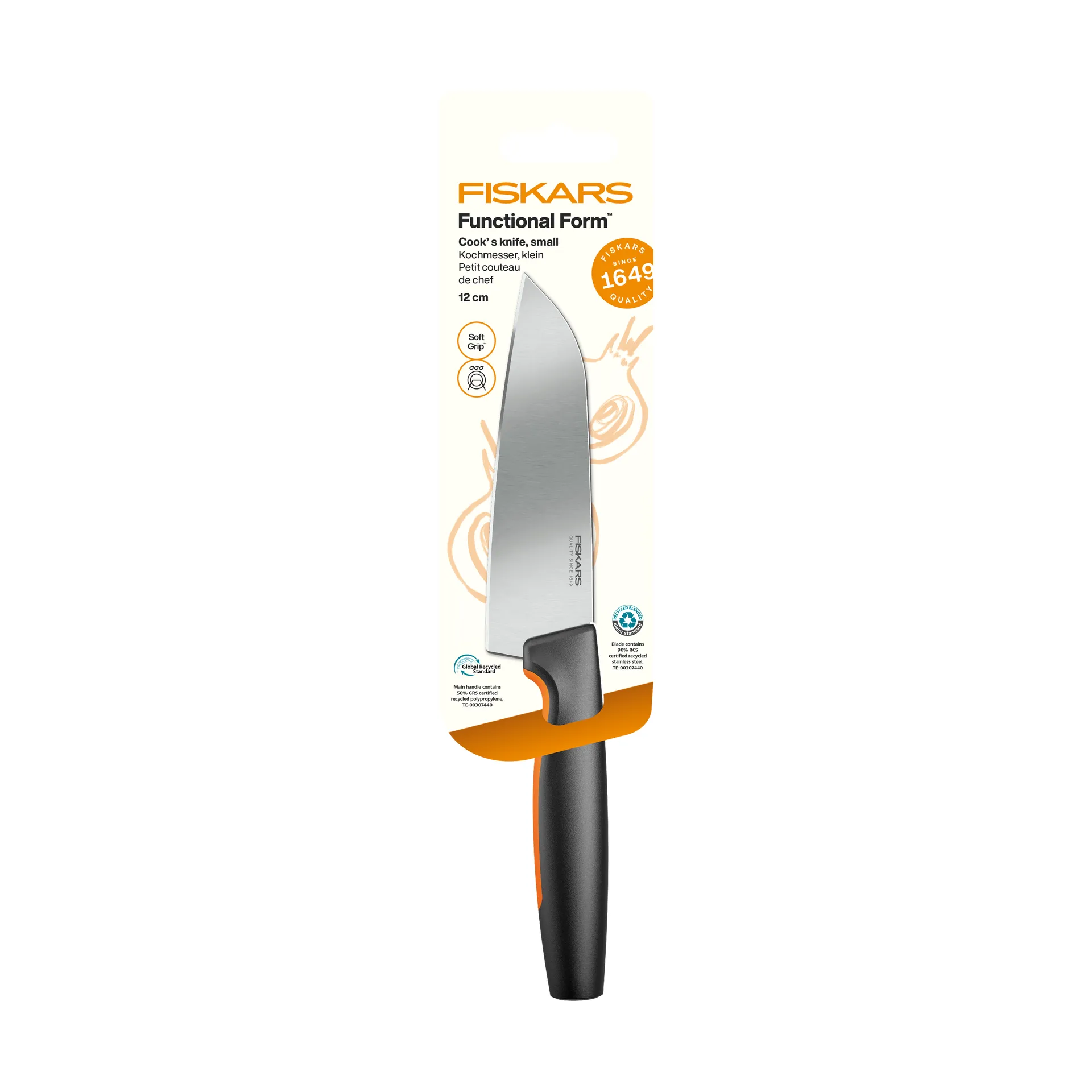 Fiskars Functional Form kokkekniv Liten, rustfritt stål