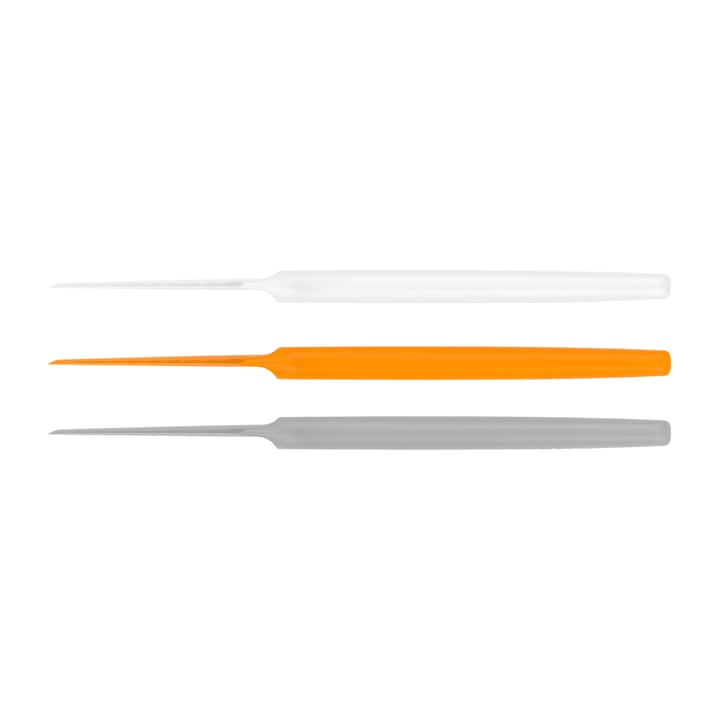 Functional Form smørkniver 3-pakning, Grå-oransje-hvit Fiskars