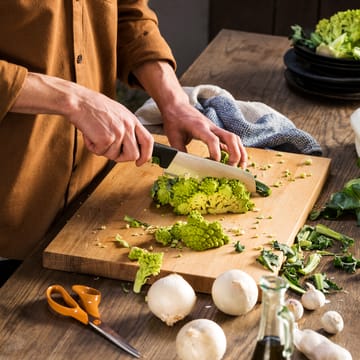 Hard Edge santoku kokkekniv 16 cm - Rustfritt stål - Fiskars