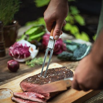 Norden stekegaffel - Rustfritt stål-bjørk - Fiskars