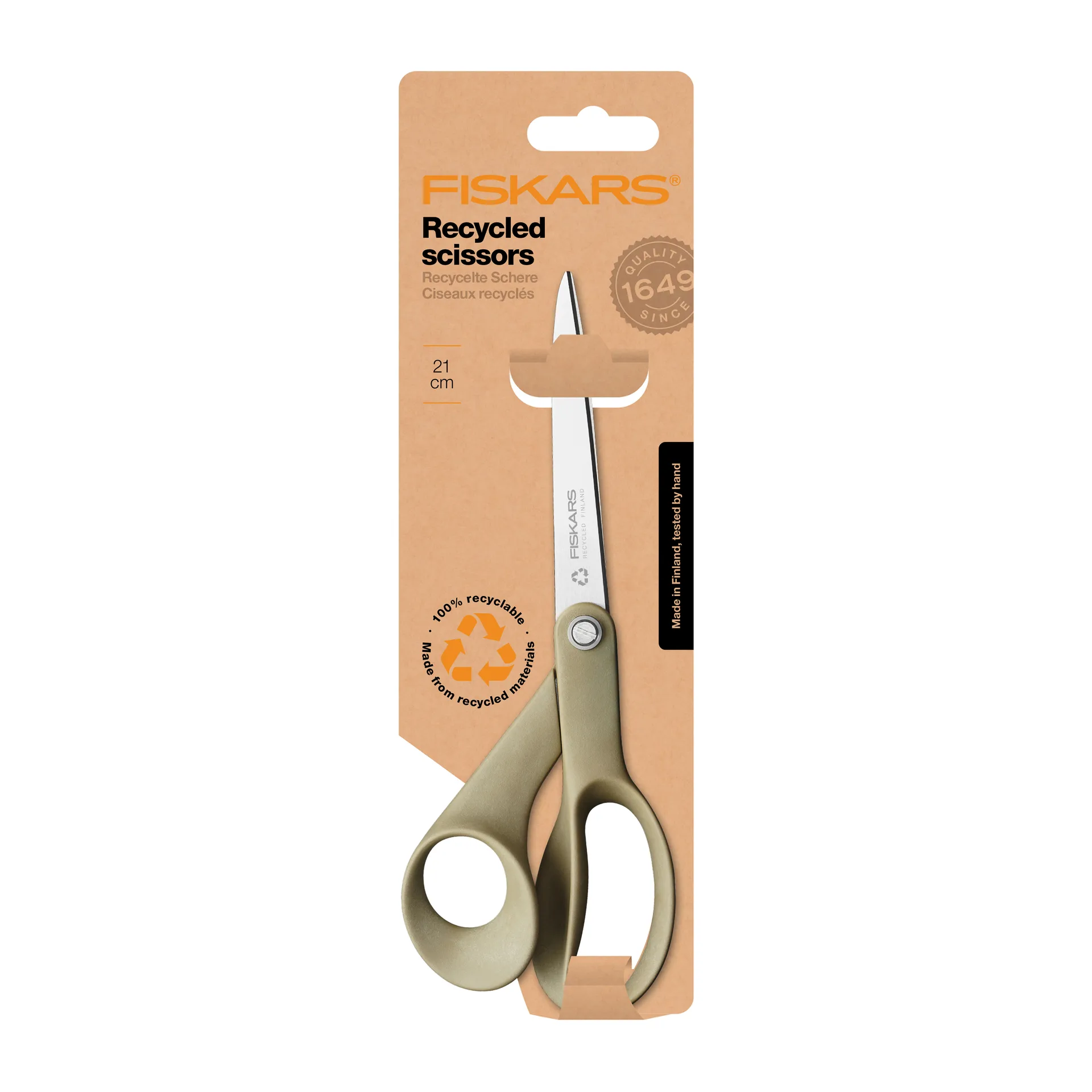 Universalsaks i gjenvunnet materiale, 21 cm Fiskars