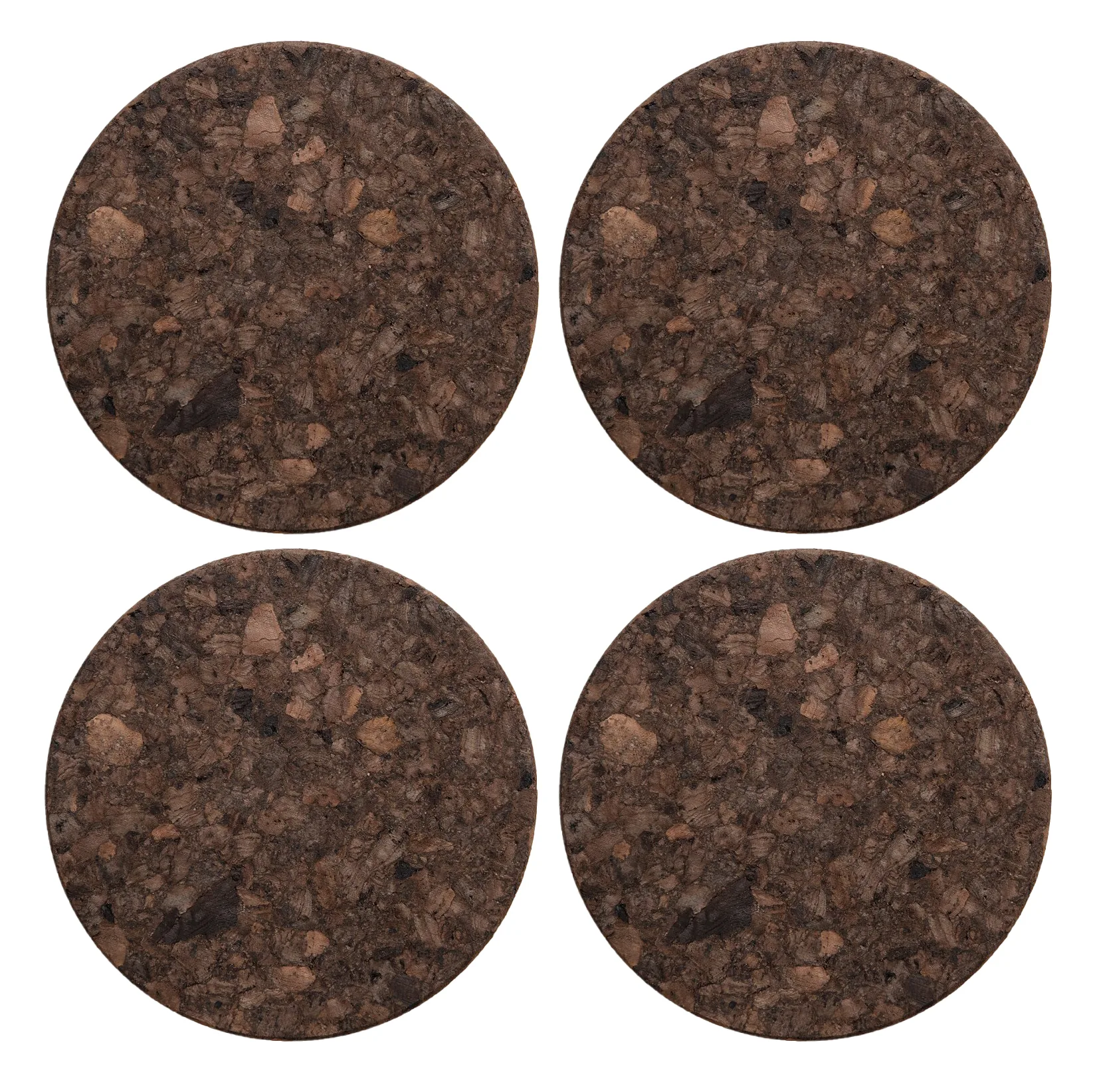 Cork glassunderlag 4-pakning, Smoked Formgatan