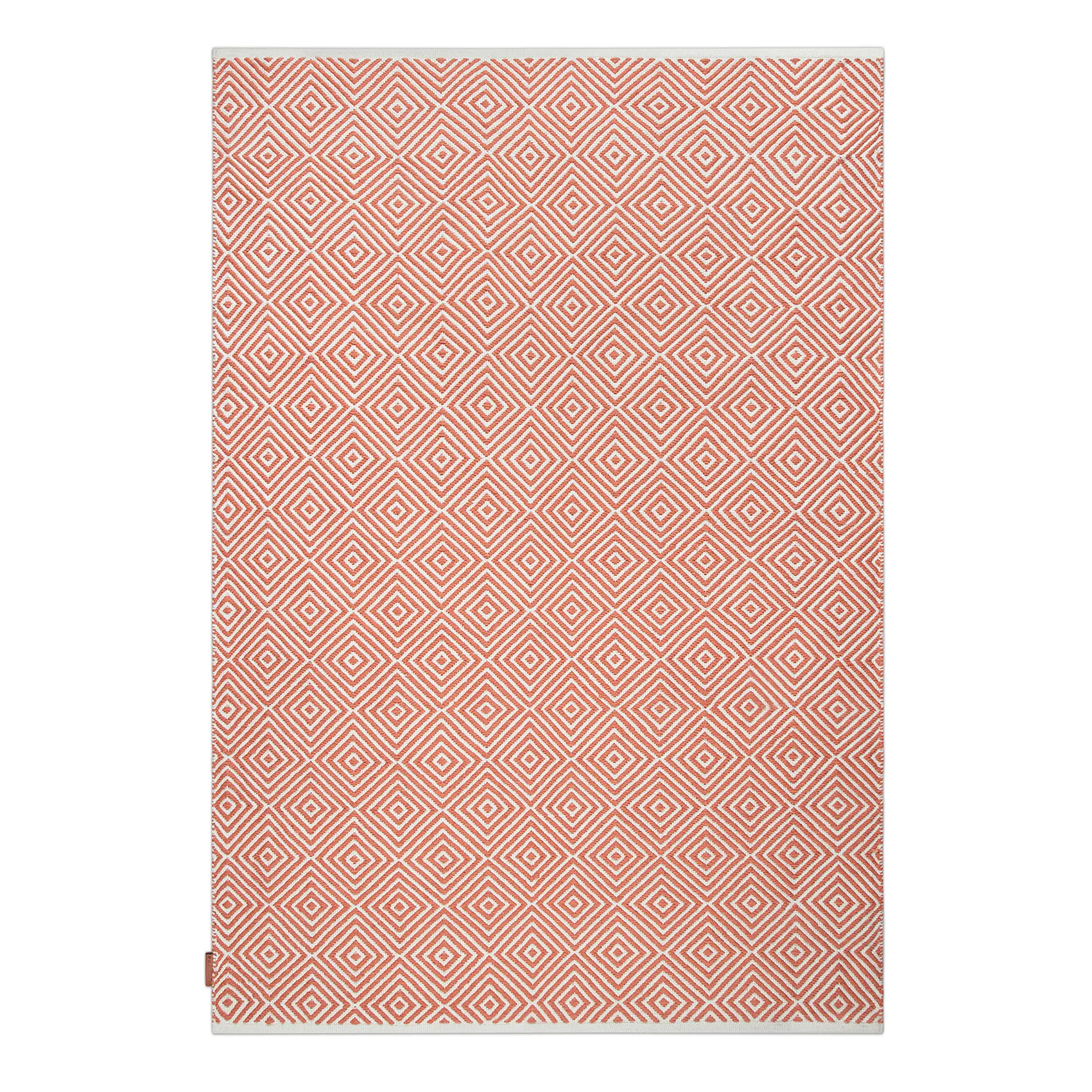 Diamond teppe 170x230 cm, Burnt orange Formgatan