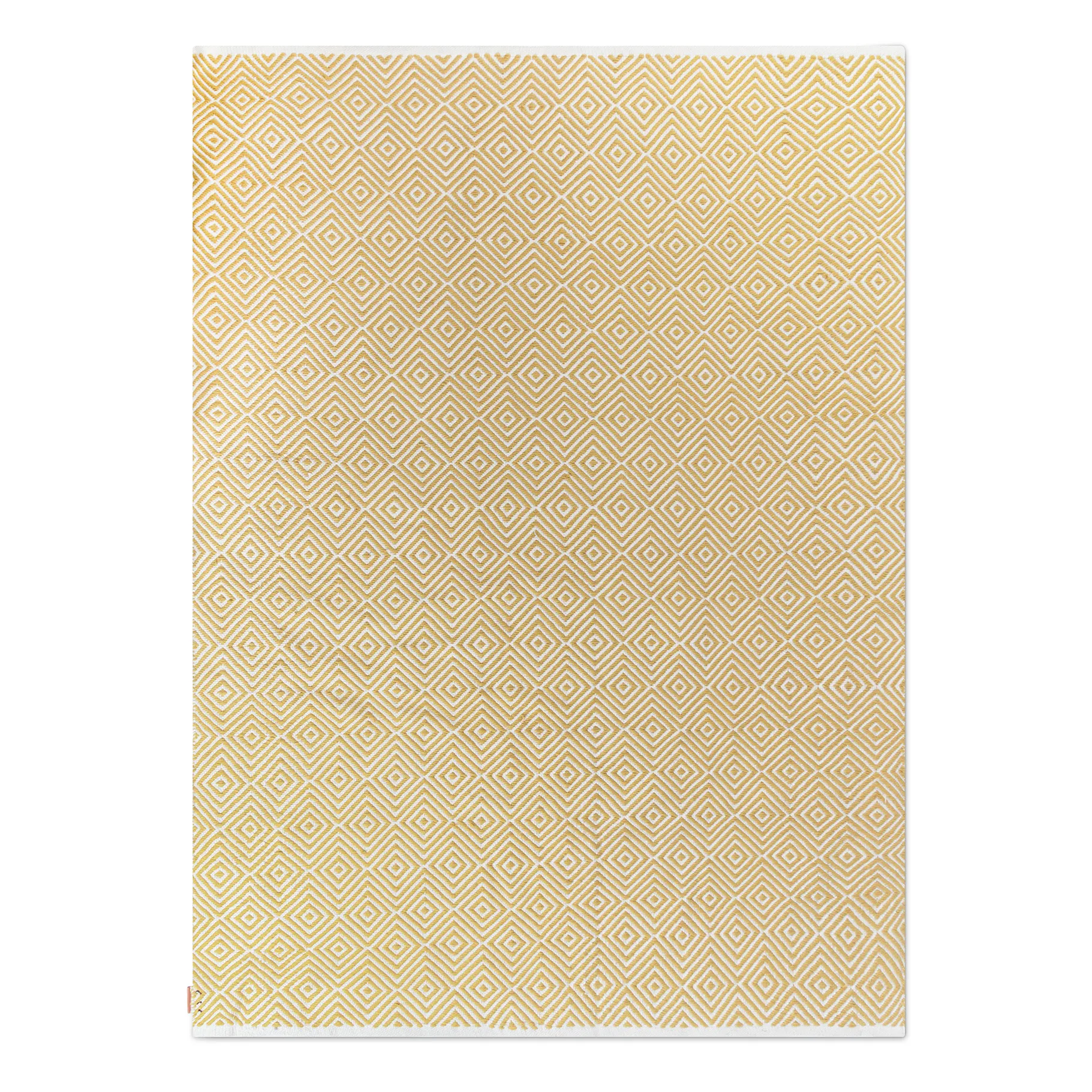 Diamond teppe 170x230 cm, Yellow Formgatan