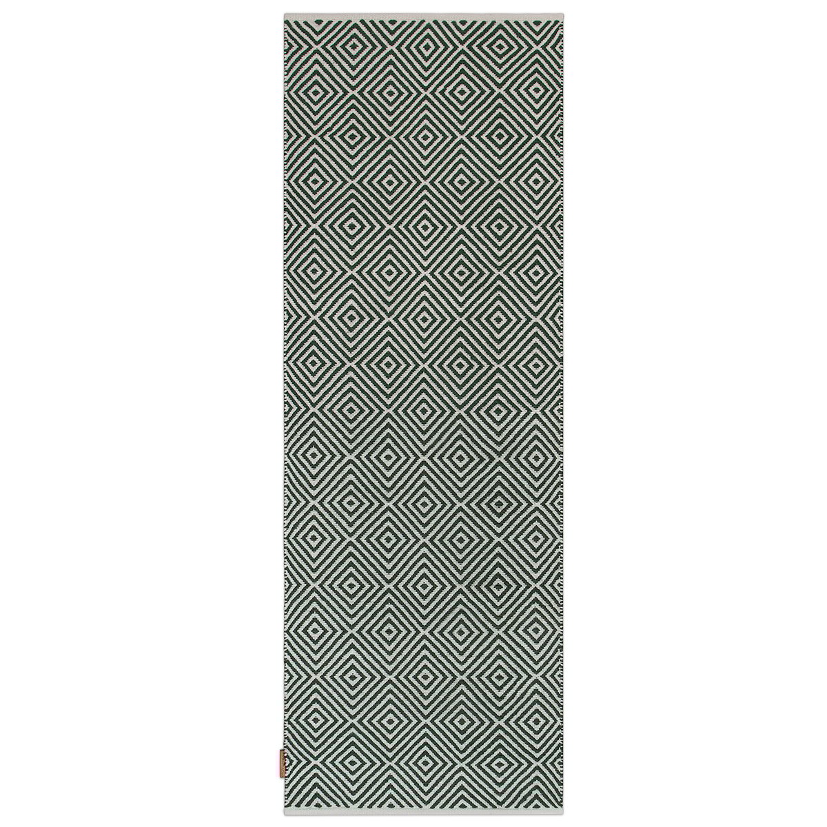 Formgatan Diamond teppe 70x200 cm Green