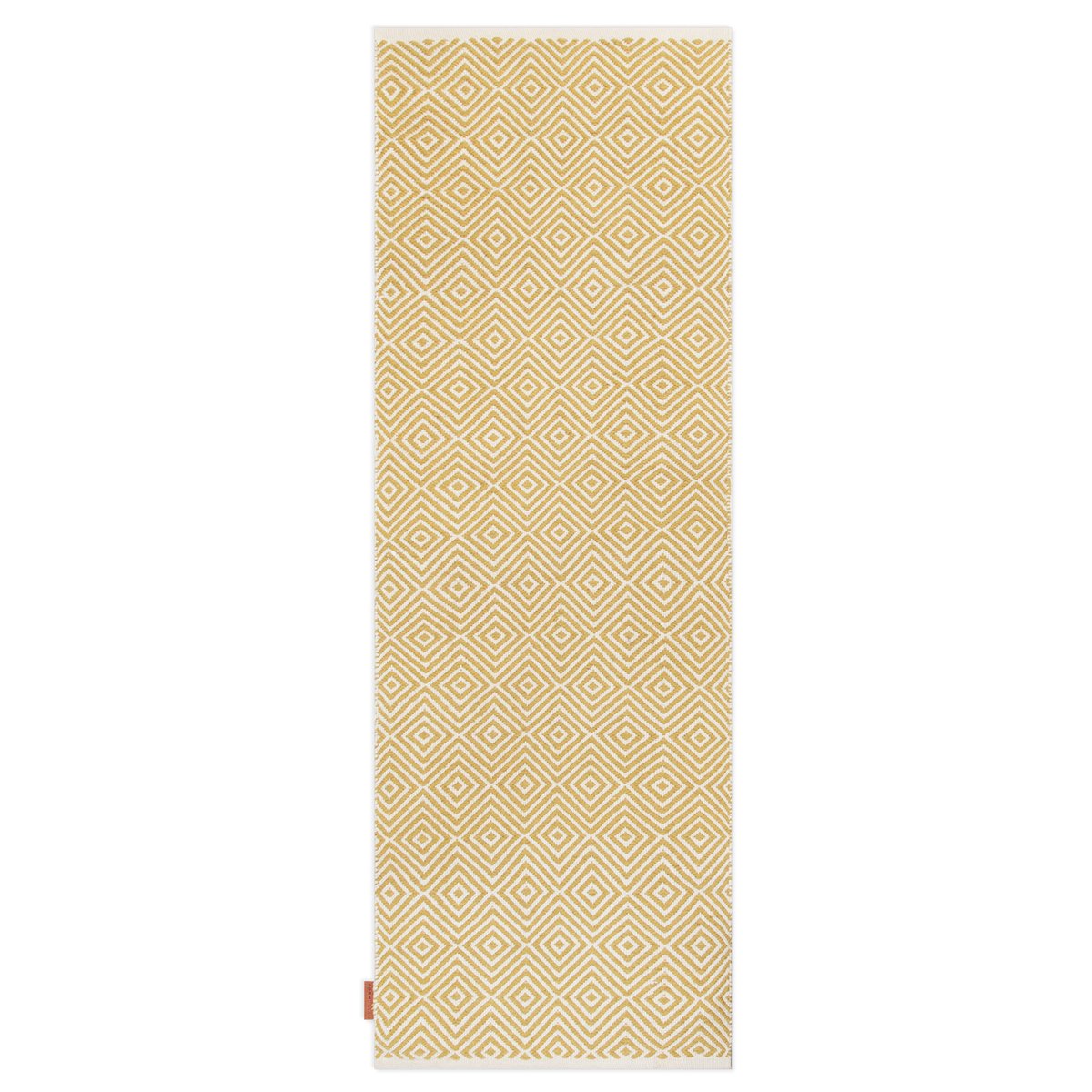 Formgatan Diamond teppe 70x200 cm Yellow