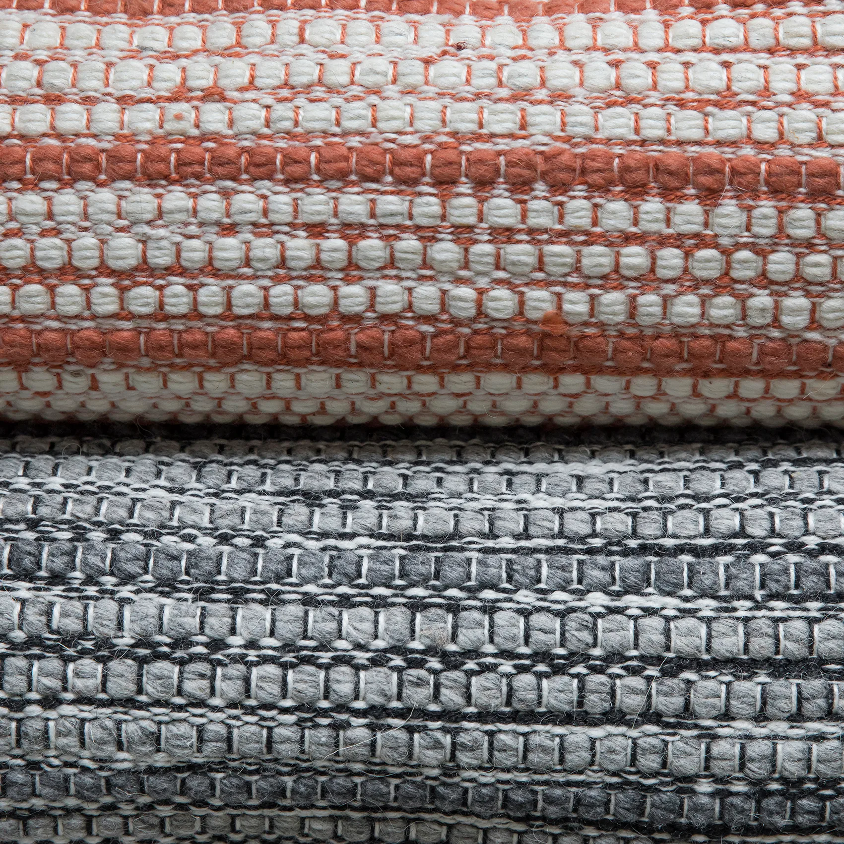 Stripe teppe 70x200 cm, Burnt orange Formgatan