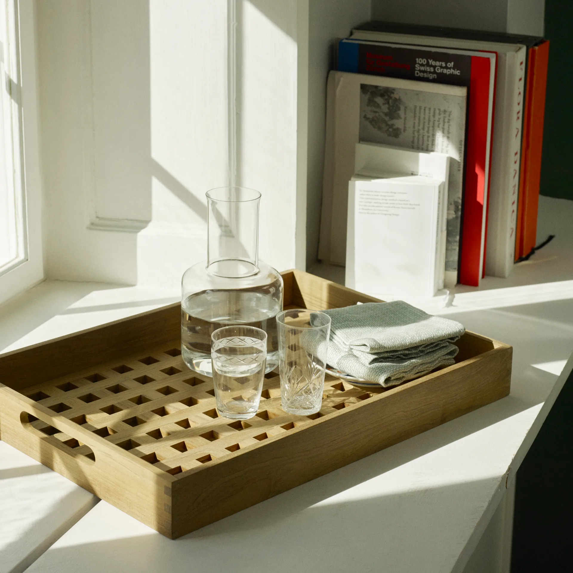 Fionia brett 36x52 cm, Teak Fritz Hansen