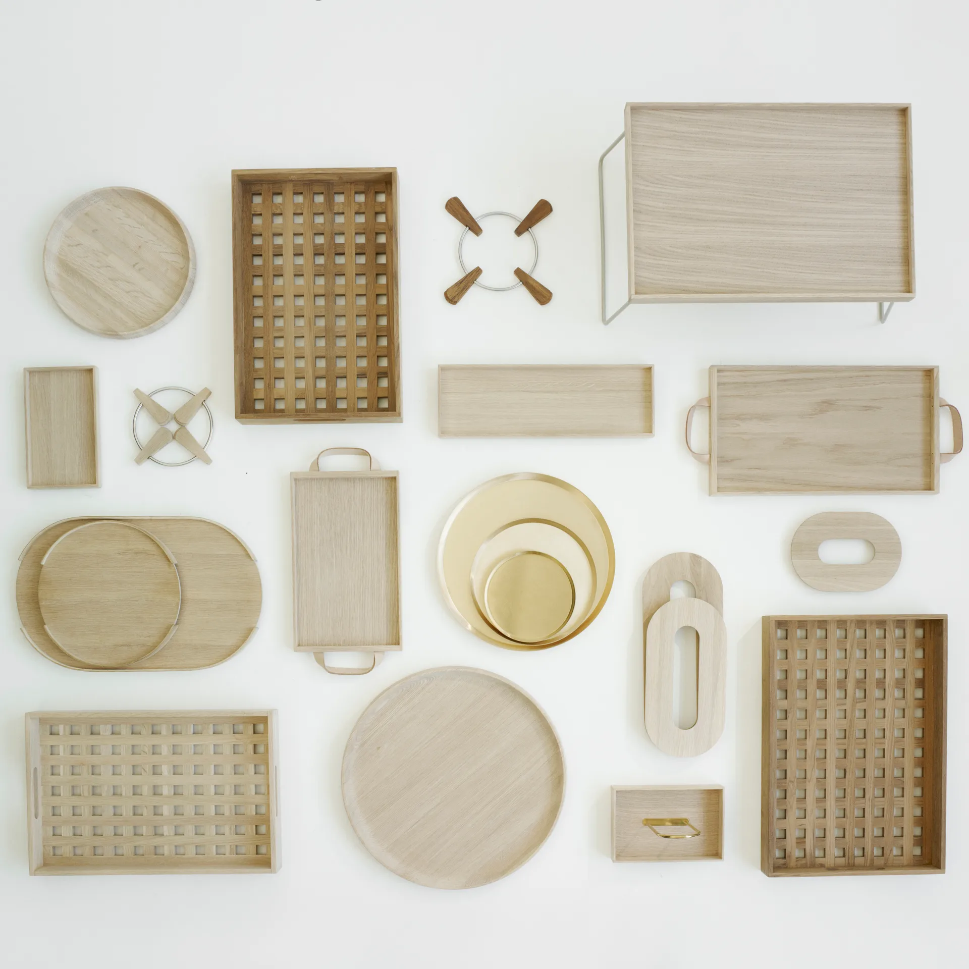 Fionia brett 36x52 cm, Teak Fritz Hansen