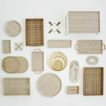 Fionia brett 36x52 cm - Teak - Fritz Hansen
