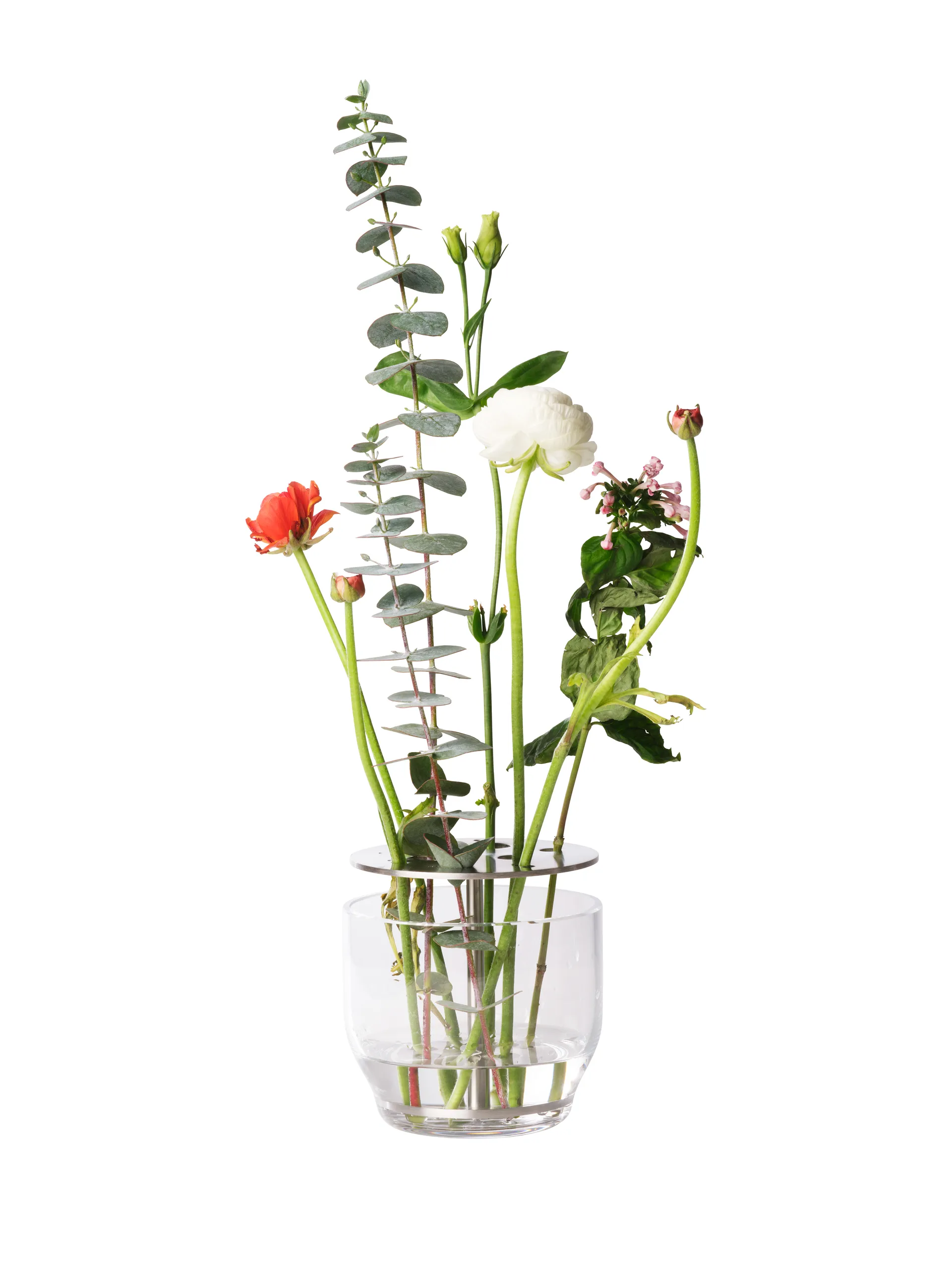 Ikebana vase rustfritt stål, Small Fritz Hansen